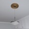 Ekena Millwork Cole PVC Ceiling Medallion (Fits Canopies up to 4 1/2"), Bright Coat Gold, 16"OD x 3 1/2"ID x 1"P CMP16COBGL - alternate 8